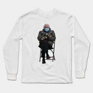 Bernie Sanders Inauguration Meme Long Sleeve T-Shirt